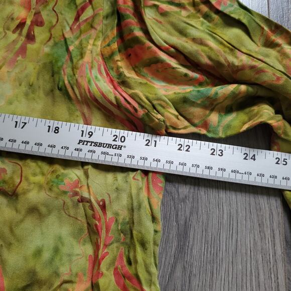 Soft Surroundings Tunic Top Womens Large Boho Asymmetrical Art Fairycore Whimsy - Picture 4 of 7